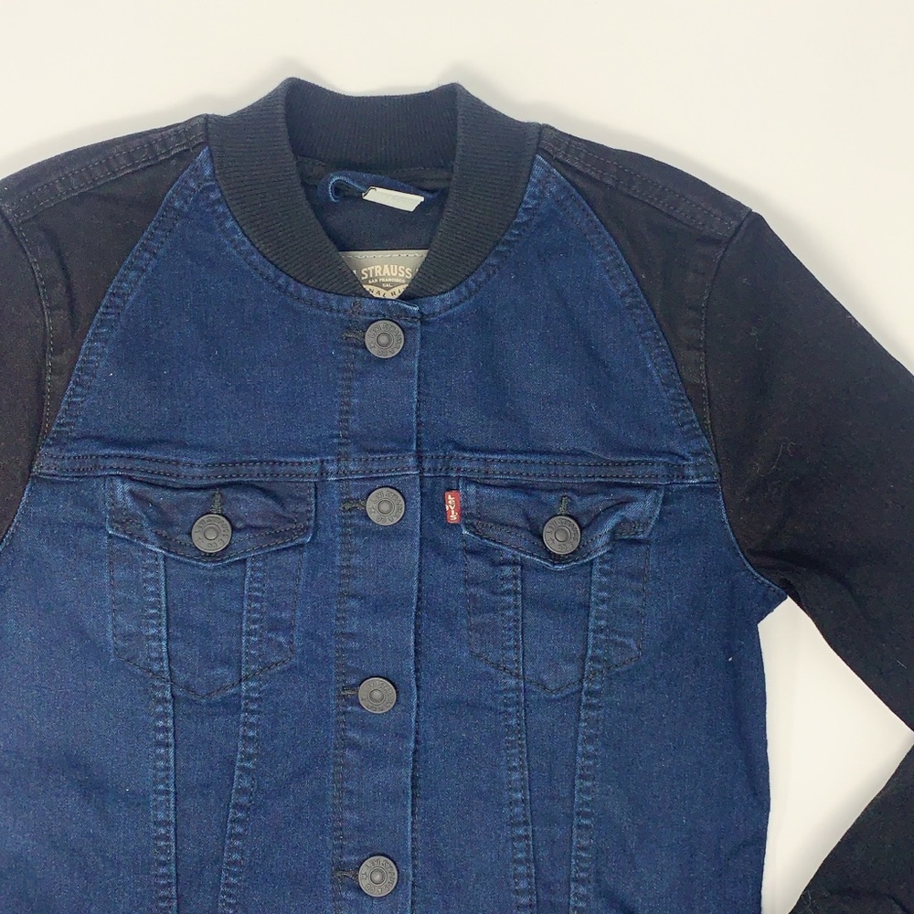 Levi’s Denim Jean Jacket Ribbed - Picture 2 of 4